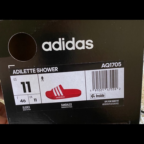 NIB Men’s Adidas Adilette flip flops - Picture 6 of 6